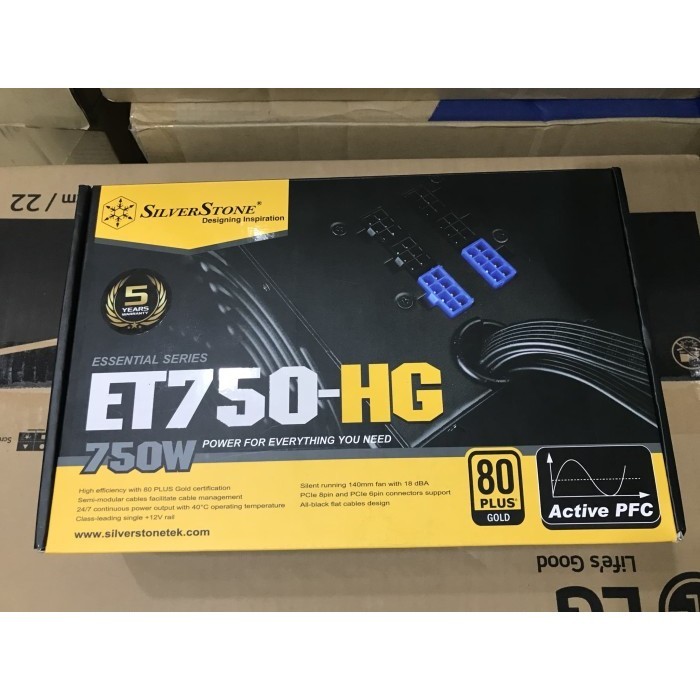 Power Supply SilverStone ET750-HG 750W (80+ Gold)