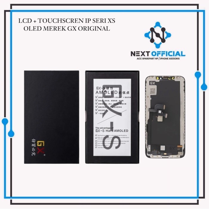 Lcd Touchscreen Iphone Xs gx oled Full set original 100%