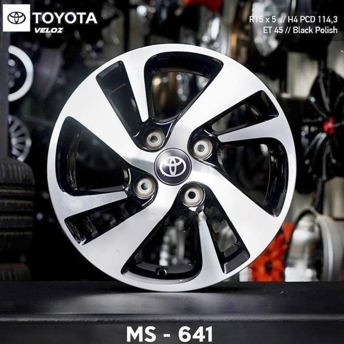 Velg Mobil Toyota Avanza Veloz MS-641 SF R15 Baru