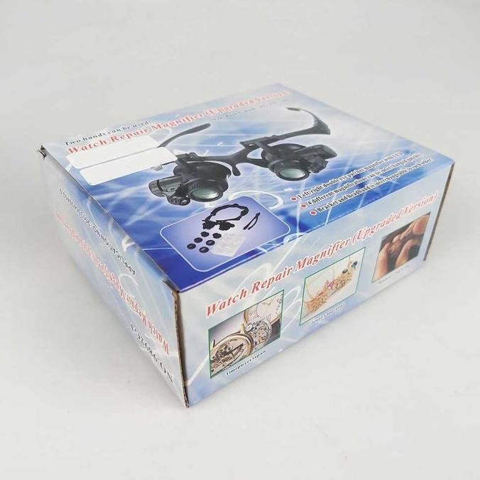 

Kacamata Pembesar zoom 25x Magnifier dengan 2 LED - BS