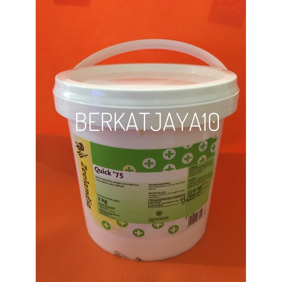 

Zeelandia SP Quick 75 Cake Emulsifier 1 kg Pelembut Penstabil Kue