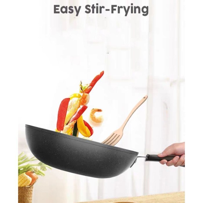 Panci Masak Penggorengan Anti Lengket Wok Nonstick Frying Pan 32Cm