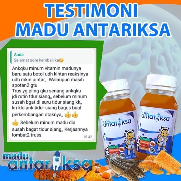 AS25 Vitamin Anak DHA / Vitamin Otak Anak Pintar / Vitamin Kecerdasan Otak Anak / Madu Antariksa ori