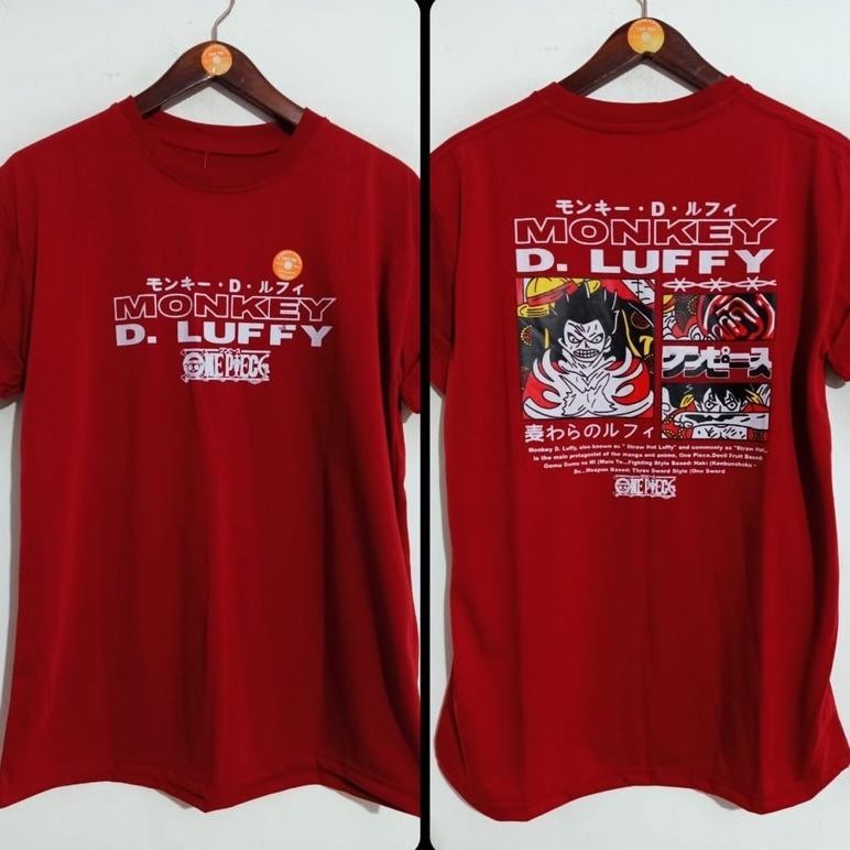 yt- [size L] KAOS TSHIRT ANIME ONE PIECE DRAGON BALL NARUTO BLACK CLOVER TOKYO REVENGER DISTRO PREMI