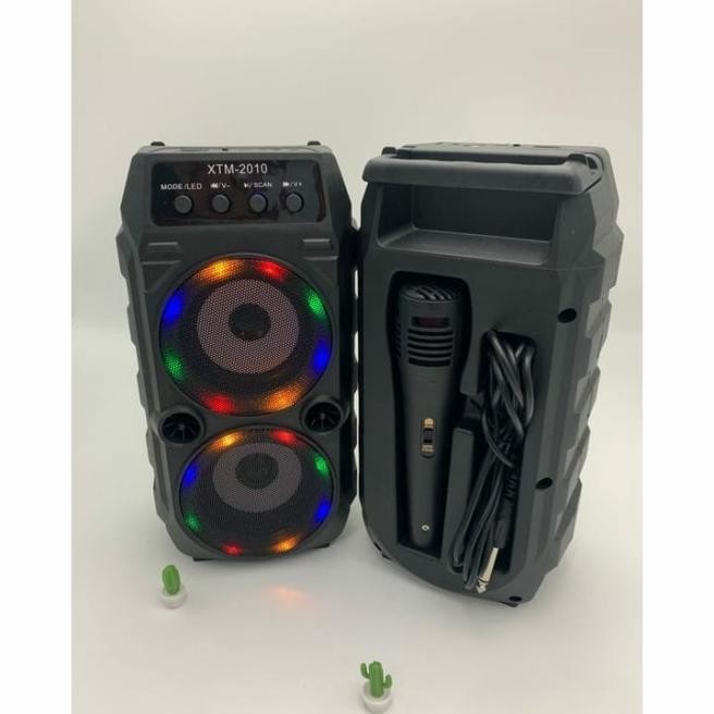 Xtm2010 Speaker Bluetooth+ Mic Karaoke Speaker Karaoke Xtm-2010 Fagenor