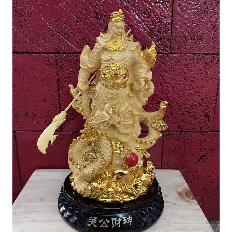 KWAN KONG BERDIRI ATAS NAGA , GUANG GONG YEYE. LORD GUAN YU