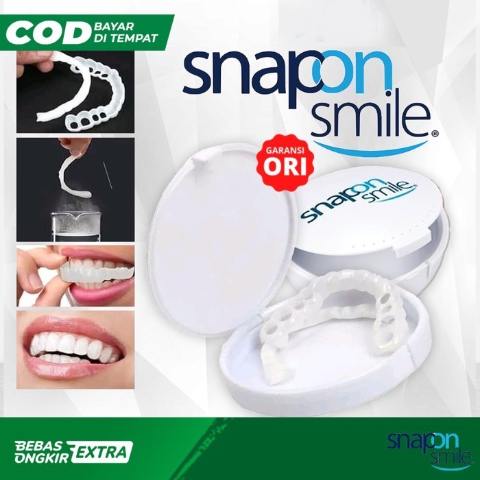 Sale Gigi Palsu Lepasan Instan Atas Bawah Snap On Smile Authentic Original - SNAP ON SMILE