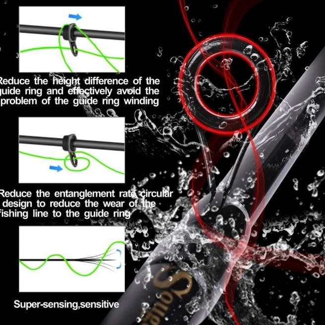 Joran Pancing Telescopic Fishing Rod Ultralight Weight Carbon Fiber Davian.Online