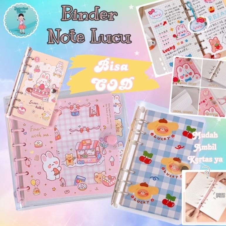 

BUKU BINDER NOTEBOOK AESTHETIC COLOURFULL/BUKU BINDER BUKU TULIS KERTAS KOTAK/REFIL BINDER/DAILY PLANNER/JOURNAL/JURNAL/AGENDA/NOTEBOOK/BUKU CATATAN LUCU/ISI BINDER RO04