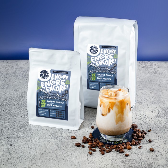 

Kopi Encore 75/25 Blend 1Kg Three Folks Kopi Susu Espresso Blend