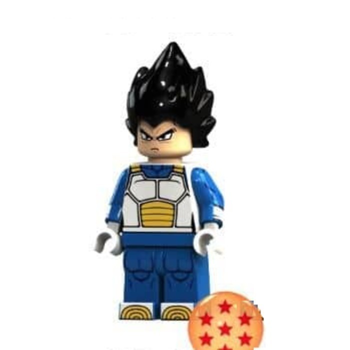 Dragon Ball Vegeta Bejita Minifig Minifigure Lego