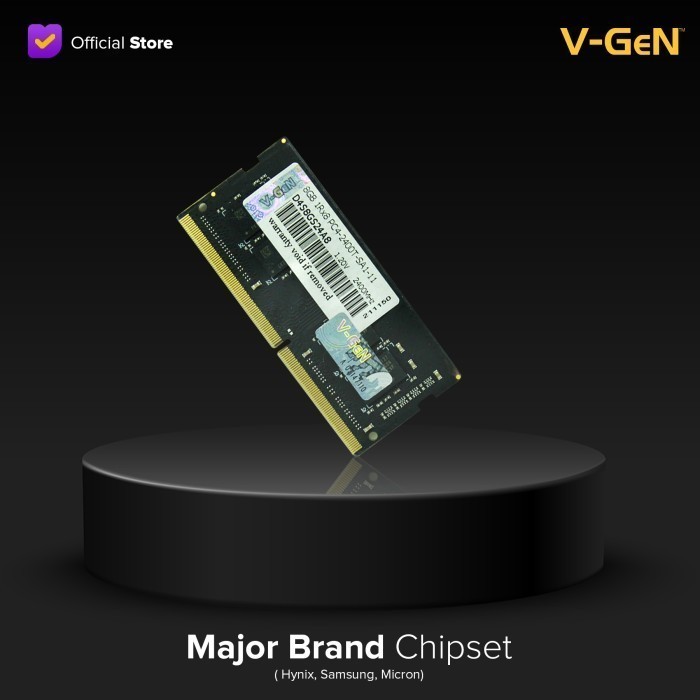 V-Gen Platinum Sodimm Ddr4 8Gb 2400Mhz / Ram Laptop 8Gb Ddr4 2400Mhz