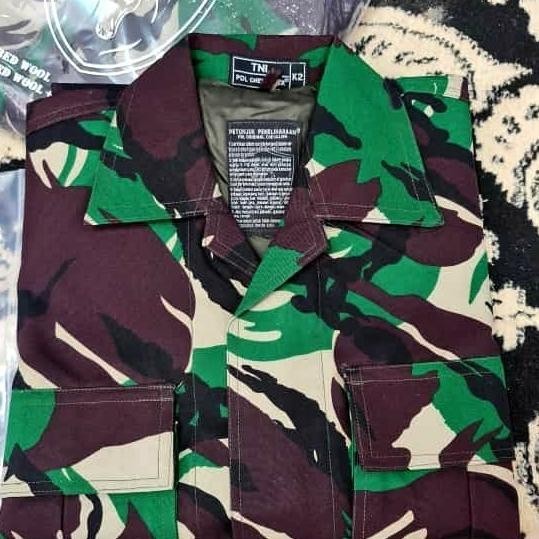 Baju Pdl Tni Loreng Chevalier Premium Velbed Woll Furing
