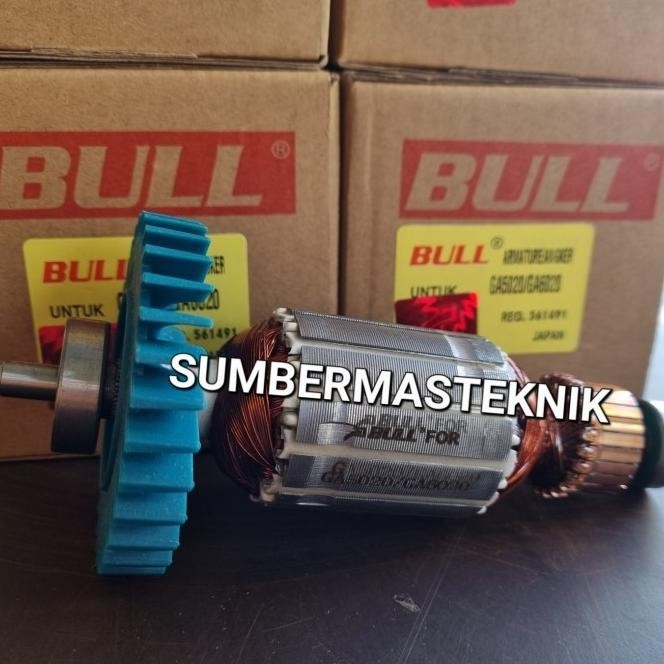 Armature Makita Ga5020 Angker Gerinda Tangan Makita 5" Ga 5020 Bull
