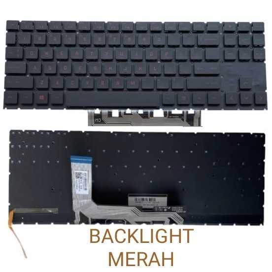 Ready Stock Keyboard Hp Omen 15-En0013Dx 15-En0023Dx 15-En1036Ax 15-En1029Ax