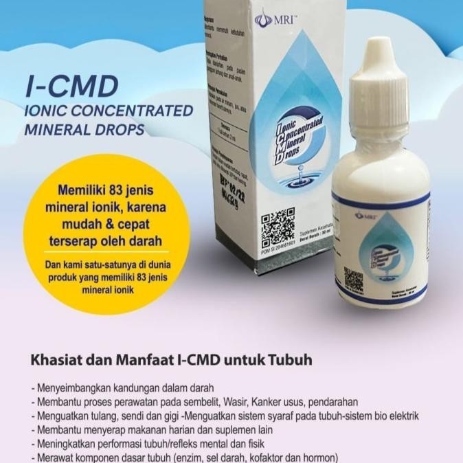 Mineral Tetes I-CMD 30ml (500 tetes), Cocentrated Mineral Drop, ICMD