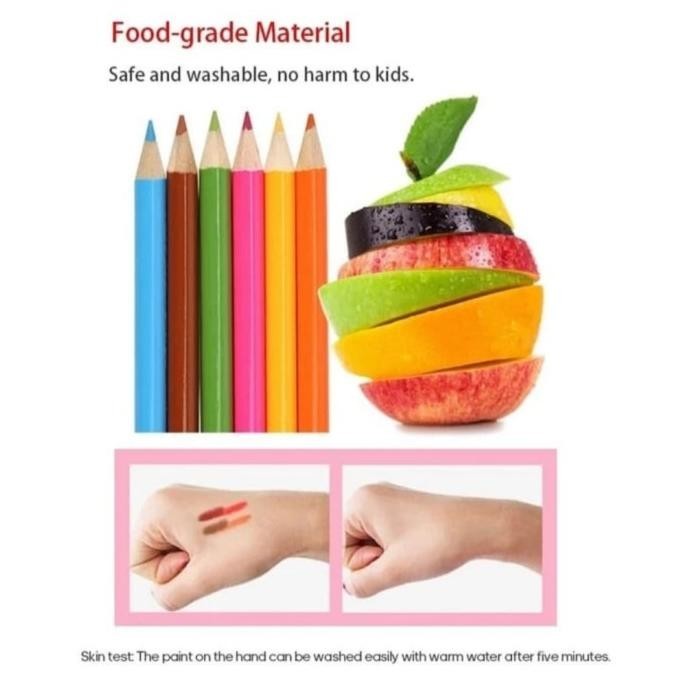 Mainan Edukasi Anak Set Melukis Lengkap Spidol+Crayon N Papan 208Pcs