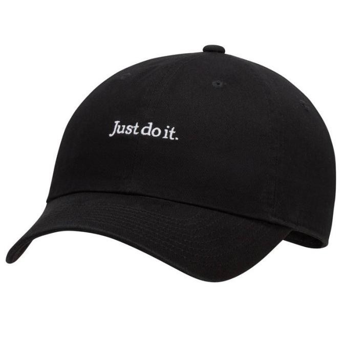 Topi Sneakers Nike Original Club Unstructured Just Do It Cap Black Fb