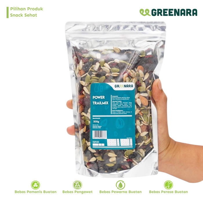 

Andan Greenara Power Trail Mix 500Gr / Snack Sehat