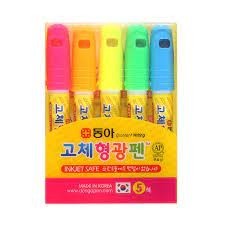 

DONG-A Highlighter Solid Set - 5 colors