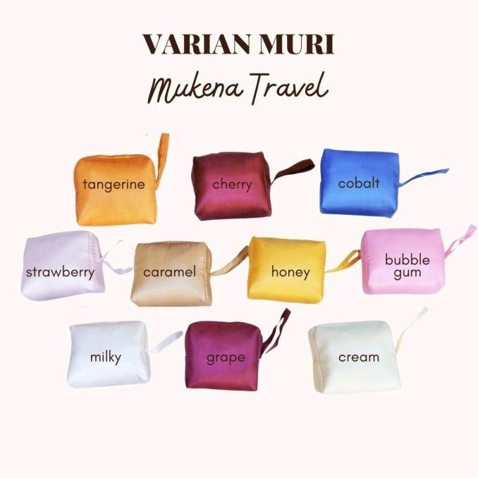 mukena travel muri mini silk