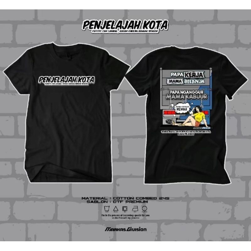KAOS DISTRO KREN PENJELAJAH KOTA