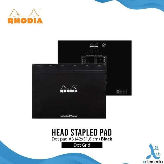 

Buku Catatan Rhodia A3 Plus Head Stapled Pad N38 Notepad