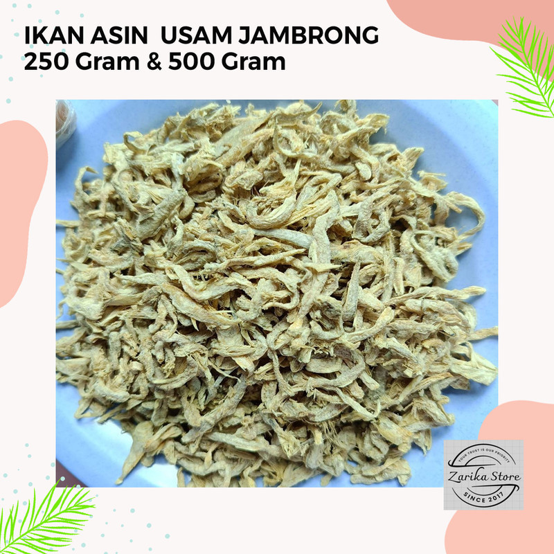 

Ikan Asin Jambrong /Siting Bulat Kecil / 250 gram / 500 gram