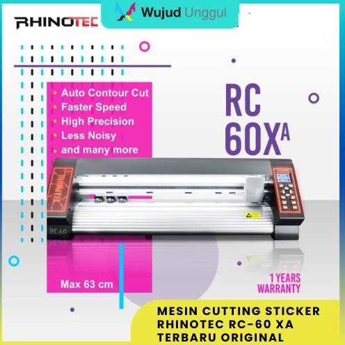 Mesin Cutting Sticker Rhinotec RC-60 XA Terbaru Original Garansi 2 Th