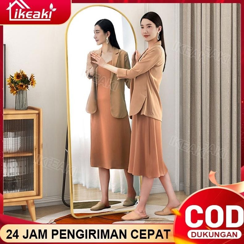 Standing Mirror Cermin Kosmetik  Murah Wall Mirror Cermin Berdiri Cermin Gantung Full Body Full Cerm