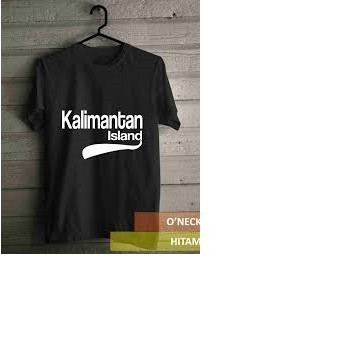 Kaos T Shirt Pria Kalimantan Island