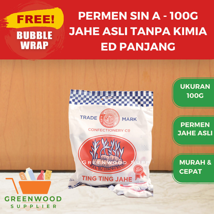 

Brom Permen Ting Ting Jahe Sin A - 100G (Premium)