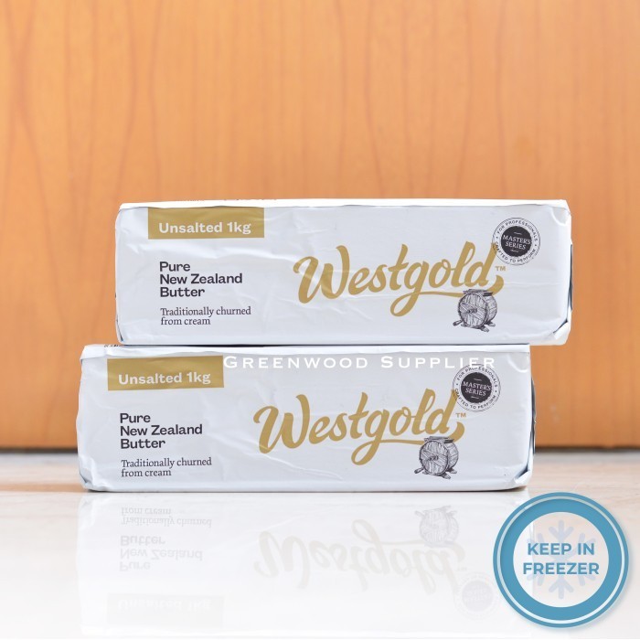 

Brom Westgold Unsalted Butter 1Kg - (Import New Zealand)