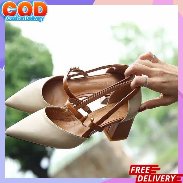 Hills Remaja Import Haigh Hels Heels Awet Sendal Hill Import Sandal Hight Heels Tertutup Kondangan H