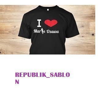 Kaos T Shirt Pria I Love Maria Ozawa