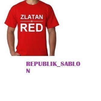 Kaos T Shirt Pria Zlatan Ibrahimovic
