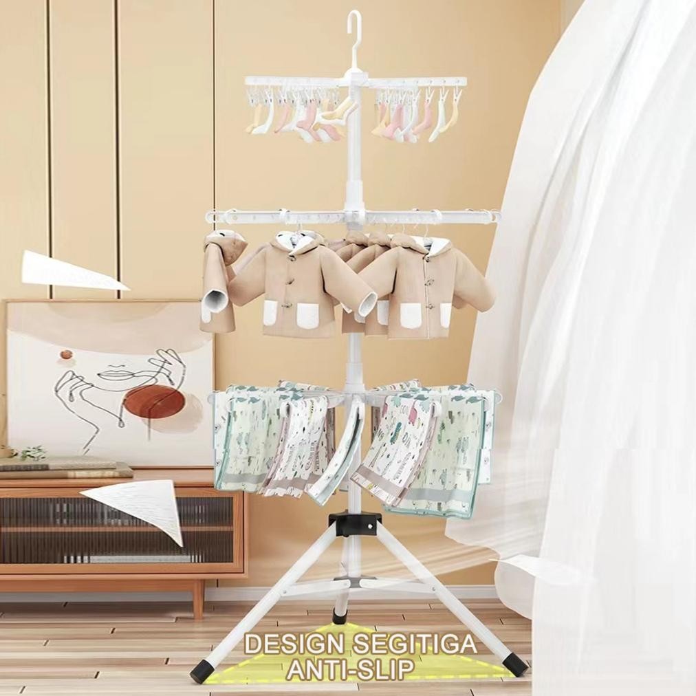 Jemuran Baju Bayi Jemuran Menara Jemuran Pakaian Bayi Bisa Digantung