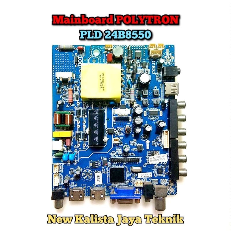 MOTHERBOARD TV POLYTRON PLD 24B8550 ORIGINAL CV56XH-E32 MB 24B8550 MAINBOARD POLYTRON PLD24B8550 MB 