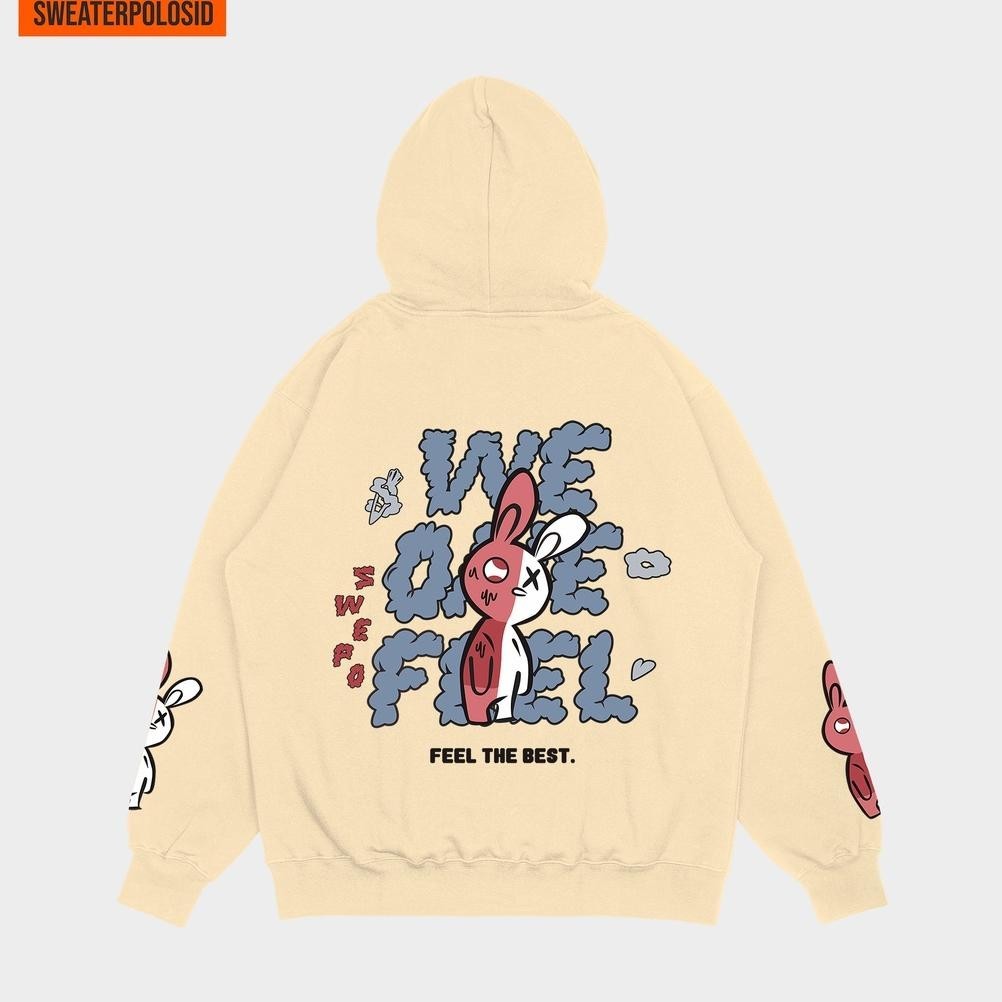 Hoodie Distro Pria Keren Jumper We One Feel Sablon Mxxl Pria Wanita