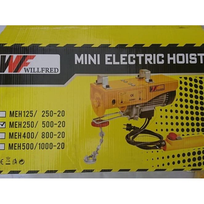 Electric Hoist 500 Kg 20 Meter Katrol Elektrik 500Kg 20Meter
