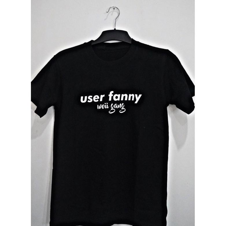 Terbaru Kaos User Fanny Black Skylark Kaos Dwi Woii Premium