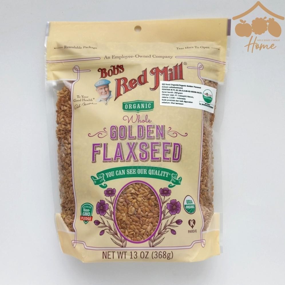 

BN Bobs Red Mill ORGANIC Golden Flaxseed 13 OZ 368 gr bob s flax seed TERLARIS
