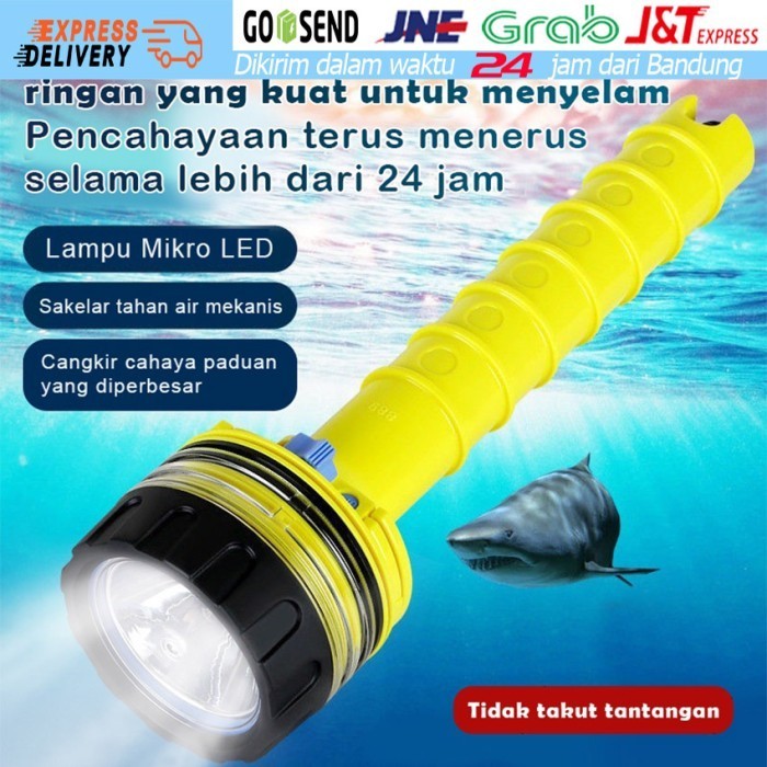 Terbaru Senter Selang Diving Anti Air Senter Selam Super Terang Promo Terlaris