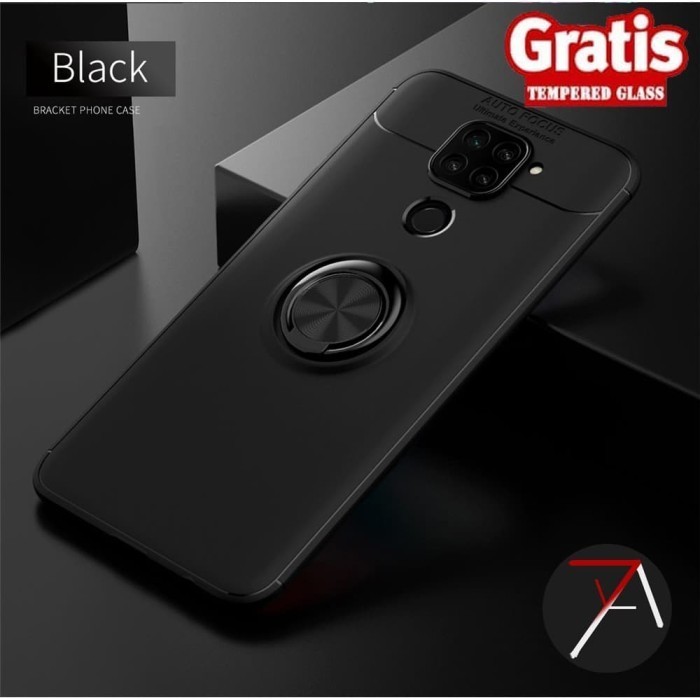 Xiaomi Redmi Note 9 Note9 Invisible I Ring iRing Soft Case Tempered