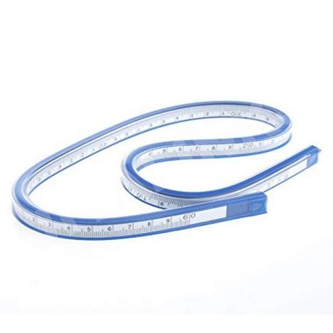 

Flexible Curve Ruler - Penggaris Jahit Lengkung Flexible Ct-60