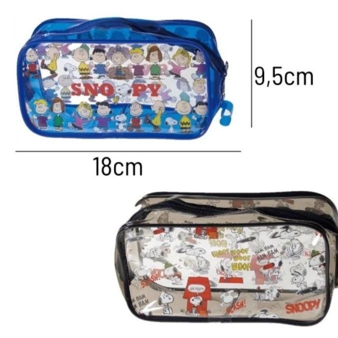 

Snoopy Tempat Pensil Cosmetic Pouch Makeup Travel Bag