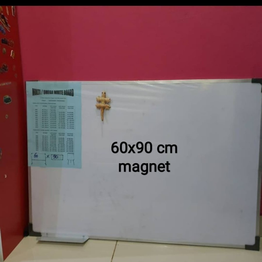 

white board 90 x 60 papan tulis anak 60x90 cm siap gojek/grab