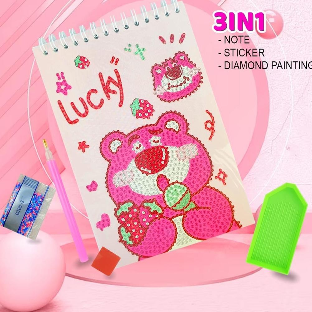 

[ PROMO SPESIAL ] DIY BUKU DIAMOND PAINTING/ STICKER NOTE/ DIAMOND PAINTING NOTE 463 BISA COD