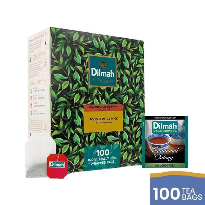 

Dilmah Foil Envelope Traditional Oolong 100S - Teh Celup