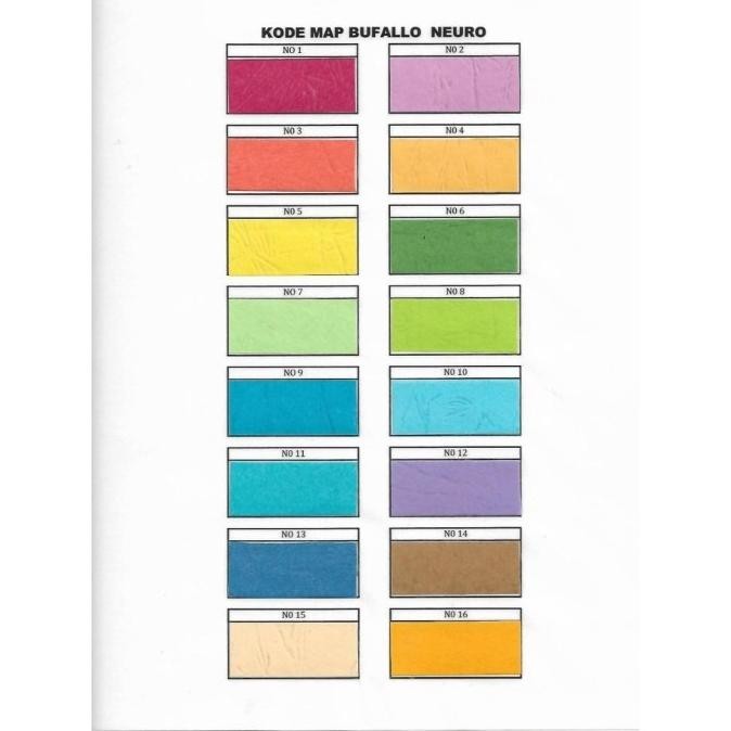 

Map Buffalo / Stopmap Neuro 5002 ( Pak Isi 50 Pcs) Meriah - Biru Muda Kualitas Premium